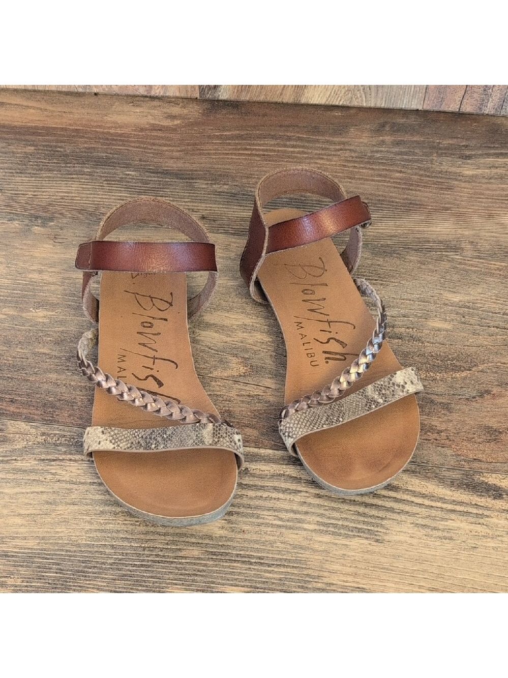 Blowfish Malibu Women's Goya Natural Coiled Sandals 7.5 L113